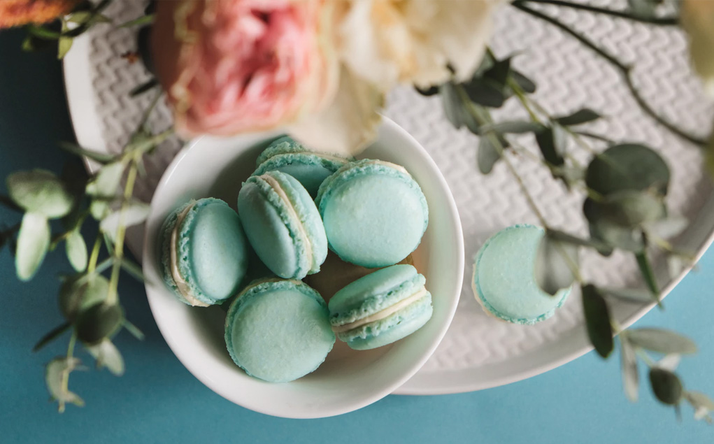 Macarons azuis