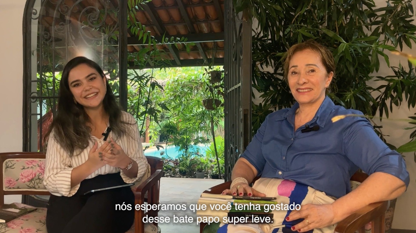 Autora Geny Vilas-Novas em entrevista com a 7mídias